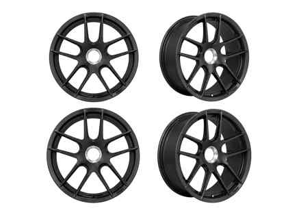 DD2 Centre Lock Wheel Set Satin Black. Porsche 992.2 GTS - 992.25.19.R.SB, 992.26.03.R.SB